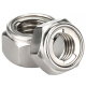 Hethgigg JG-695 304 Edelstahl All-Metal-Verriegelungsmutter-Metall-Verlockung Nuss-Verriegelungsmutter Din980 m5 m (10 Stücke)