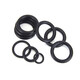Jinggong (JINGGONG) nitrile rubber o-ring sealing ring o-shaped rubber ring oil seal sealing ring waterproof and high temperature resistant black gasket outer diameter 16*wire diameter 2.4 (50 pieces)