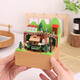 Tatanice Wooden Music Box Music Box Country Train Desktop -Ornamente Kinderspielzeug, um Mädchen zum Student Day Geschenke zu schicken