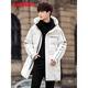 Yaya 2025 Winter New Down Down Jacket для мужских подростков средней длины утолщен на открытом воздухе.