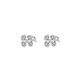 Holycat cat in arms s925 silver four-leaf clover ear clip female birthday gift without pierced earrings ear bone clip ear stud jewelry for girlfriend 925 silver four leaf clover ear clip one pair