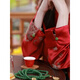 MODX Hong Kong women's clothing new Chinese style red Tang suit Song brocade coat for women's spring and autumn clothes European style buckle short style picture color (small quantity in stock) M [Suggested 100-115 Jin [Jin equals 0.5 kg]]