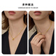 Arsis star same style snake pattern two-wear necklace for women, light luxury clavicle chain sweater chain, versatile gift for girlfriend, snake pattern two-wear necklace (gold)