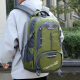Tono Moritu Bolsa de montañismo al aire libre Gran capacidad Bolsa de viaje ligero Leisure Sports Senderismo Mochila multifuncional Green Militar