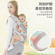 
Beiyou baby strap baby front-held back-style newborn child baby carrying baby artifact is simple to go out and both front and back. Colorful-belt style (3-36 months, waist protection and effort saving)