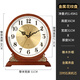 Hanshi (Hense) solid wood table clock living room Chinese style table clock table display clock ornaments clock HD251 oak metal pattern plate