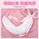 Private password sm sex toys, plush anal plug, female-specific masturbation device, couple game, female wearable toy, white fox tail anal plug, small white G-spot prop for adults