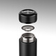 LEIDFOR T21 pure titanium insulated cup men's business car cup high-end water cup gift box tea cup matte black 550ml