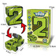 Case Family Toys Kinder große digitale deformierte Mecha-Spielzeuge frühe Bildungsbausteine Jungen und Mädchen 2-6 Jahre alt 0-9 Digitale Roboter-Kombination Große Zahl