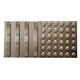 Lanshi stainless steel blind pavement tiles 304 blind sidewalk guide strips pineapple pattern anti-slip subway road warning 201 spare parts 304#80x80mm