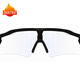 DRATRA cycling polarized sunglasses sports outdoor professional windproof dustproof glasses sun protection goggles myopia sunglasses men and women DTAL9208 matte black colorful gold red film