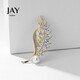 Jay wheat ear brooch, high-end female corsage pin accessories, birthday gift for mother, mother-in-law and elders