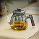 Gaoming 2024 new glass tea and water separation teapot for tea household thickening and high temperature resistance special tea and boiling water teapot