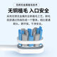 Meitianlai adapts to usmile electric toothbrush head Y1 Y1S Y10 P10 P20pro P1 P3 P4 U1 U4 smile plus replacement universal fade reminder gray professional style 4 pieces (single tube independent packaging)
