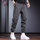 Cotton American trendy workwear pants for men in spring, autumn and winter new fashion brand loose velvet sports casual pants for men black K307 non-velvet high quality L 100-120Jin Jin equals 0.5 kg