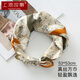 Shanghai Story Silk Square Schal für Frauen 100% Mulberry Silk Frühlings- und Sommerschal Geschenkbox für Mädchen Lehrer Tag Geburtstagsgeschenk Orange