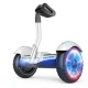 Aerlang AERLANG children's two-wheeled adult smart parallel car two-wheeled new electric somatosensory car student off-road self-balancing car 54V special white three-control/APP+Bluetooth+off-road luminous wheel