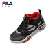 Fila Shoes para niños zapatos casuales para niños Nuevo estilo de zapatillas de tablero clásicas de los niños de la altura media zapatilla de zapatillas negras/sombra gris-bd tamaño 37/longitud interior 23.5cm