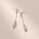 Qlady temperament tassel drop earrings for women 2023 new silver needle earrings women's earrings niche design high-end white gold no Specifications