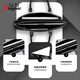 AteyHoc Business Handtasche Schwarzer Männer professioneller Pendler Büro Informationen Storage Computer Bag Custom Meeting Bag Tippen Support Logo Druck 869 Schwarz (Größe: 380*290*70 mm)