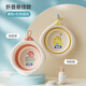 Chuangjingyixuan children's butt washing basin baby washbasin can be hung baby folding basin newborn children's butt washing foot basin small yellow + pink 2 pack cute dragon face wash c