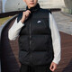 Nike (NIKE) official men's top 25 spring new style fashionable comfortable warm standing collar down vest FB7374-010/warm/new arrival L (175/92A)