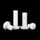 He Jiangong UNC American nylon round head cross plastic screws inch pan head screws and nuts 440632840 4-40*381000 white screws