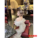 Meianjia dress skirt high-end light luxury princess style new style celebrity banquet temperament sexy long elegant fishtail performance white M 165