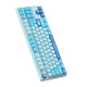 Douyu (DOUYU.COM) DKW400 Mechanical Keyboard Gaming Keyboard Wireless Bluetooth Three-Mode RGB Hot Swap 87-key matching Magnetic upper cover Sky Blue Douyu linear axis