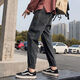 Nanyuqiu (Nanyuqiu) Pantalones cortados de verano pantalones pantalones de verano para hombres Pantos adolescentes Pantalones recortados Estudiante Estilo Corea Tendencia suelta Harun Black TC675 M
