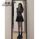 Fengdie'er Dress для весенних женских нарядов для женских костюмов для 2025 г. Новая корейская версия сладкая и чистая богиня Горячая девушка в стиле 6190 топ + юбка m