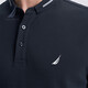 诺帝卡（NAUTICA）【单件直降】男装夏季款舒适休闲亨利领短袖POLO衫男KO3111 藏青4NV（231） S