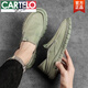 Cartelo viejos zapatos de tela de Beijing para hombres nuevos zapatos de lienzo transpirables zapatos de conductor de solo zapato suave para hombres.