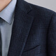 Ankündigung Vogel Sportanzug Herrengeschäftsanzug Plaid Single Schlitzwolle Jacke ebu227001u blau 48a