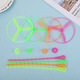 Tatanice Children's Outdoor Toys Bambus Dragonfly Hand Pushing Flying Saucer 50 Flugzeugspielzeug Jungen Open Student Day Geschenke
