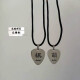 
Toto stickers, twelve constellations necklaces, guitar picks, custom-made best friend couples, titanium steel leather rope necklace, SN9928, one side, one side, one side, one side, zodiac sign - Scorpio, with stainless steel bead chain 60cm