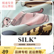 G. Duckkids Zhao Lusis gleiche Pyjamas für die Frühlings- und Herbst-Eis-Seiden-Kurzärmer-Sommer-Promi-Simulation Z3291-Katze [gleicher Haltendrock] M [Höhe 150-160 cm, Empfohlenes Gewicht 83-