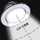 NVC lighting household downlight led ceiling hole light 4w6 silver edge 6W warm white light opening 6-8cm