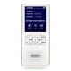Dier DIER video repeater D67 white 16G video playback grasping words translation new words collection intelligent repeating AB variable speed student repeater English learning small language recording function