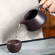 Gold inlaid jade purple sand pot set Kung Fu tea set tea gift box Yixing raw ore semi-handmade Fan Linqiang Pan pot