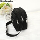 
Daohuatu new nylon women's bag crossbody bag business wallet waterproof Oxford cloth bag backpack slant bag shoulder bag [688] black