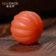 New Ornaments Light Luxury Brand Natural Persimmon Red Sichuan Wasi Material Nanhong Pumpkin Beads Loose Beads Accessories Buddha Beads DIY Bracelet Matching Beads Men and Women Couples Bracelets Full of Color and Full of Meat
