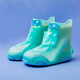 Zhu Xiamingji children's rain boots cover for boys and girls thickened anti-slip shoes cover for primary school students waterproof rain boots cover for kindergarten children's rain boots sky blue [30/31] size