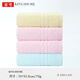 High-end light luxury strip pure cotton towel wash face household soft absorbent cotton couple men and women absorbent washing pattern towel ga four 1047 strips