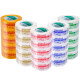 Warning tape Express packaging sealing tape box sealing tape packaging large roll of yellow transparent tape paper white background red letter 4.5 width 2.0 thickness 12048 rolls