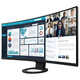 Yizhuo Eizo Yizhuo EV3895 gebogener Fisch Bildschirm Low blau Licht ohne Flash Energy Sparende Augenschutz Business Office Börse Unterhaltung 37,5-Zoll Schwarz Schwarz