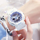 
Disney students electronic watch boys and girls junior high school students primary and secondary school students children luminous waterproof watch birthday gift Mickey blue [big model] 15052L