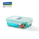 Shantou Lincun Glalok Corea de vidrio templado Caja de refrescos Rectangular Bento Box Box Bajón 695 ml
