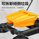 Seaside hand-pushing sweeper industrial cleaning cleaning vacuum cleaning garbage cleaning machine property factory workshop breeding farm road warehouse sweeper truck cleaning width 1050mm + square skylight + 70L large capacity + foldable