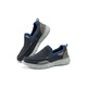 Skechers Herrenschuhe Leichtes Schock-Polstering-Kee-Resistant Business Casual Wanderschuhe Leinwandschuhe Vielseitige einstufige NVY Sea Blue 39.5